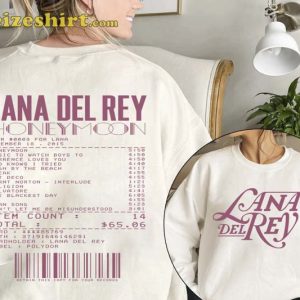 Lana Del Rey Album Honeymoon American Songwriter T-Shirt
