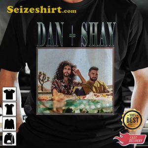 Dan + Shay Vintage Tour Unisex Black T-Shirt