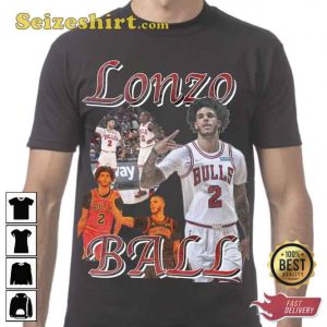 Lonzo Ball Basketball Chicago Bulls Vintage T-Shirt