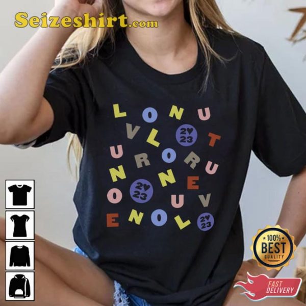 Love On Tour Aesthetic Harry Tour 2023 Music Lover Shirt For Fans