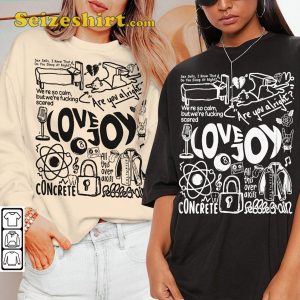 Lovejoy Doodle Art 2 Side Classic For Fan Gift Rock Band T shirt
