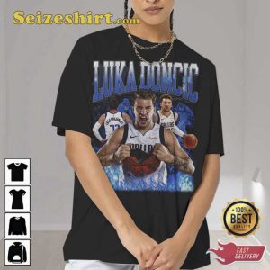 Luka Doncic NBA superstar Style Rap Tee Shirt