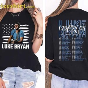 Luke Bryan Country On Tour 2023 American T-Shirt