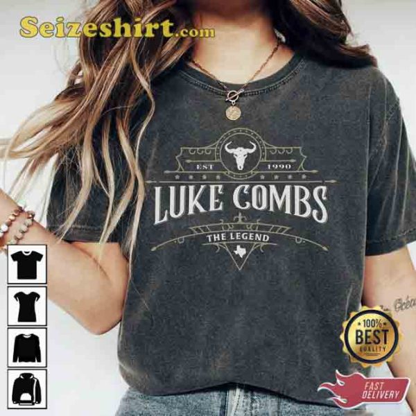 Luke Combs The Legend EST 1990 Retro T-Shirt