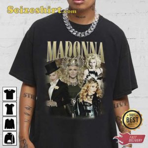 Madonna Queen Of Pop Music Golden Globe Shirt