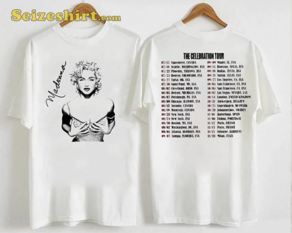 Madonna Queen The Celebration Tour Graphic Shirt