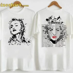 Madonna Queen Of Pop The Celebration World Tour Unisex Shirt