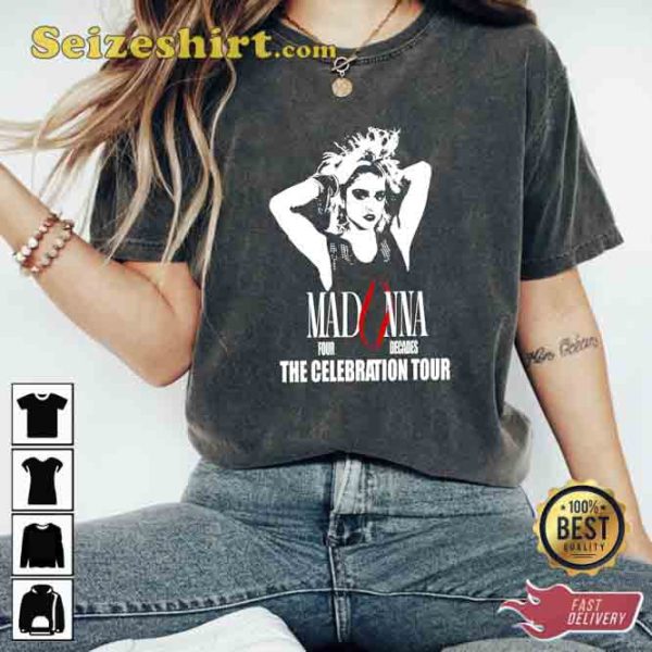 Madonna The Celebration Tour 2023 Official Fan Club Shirt