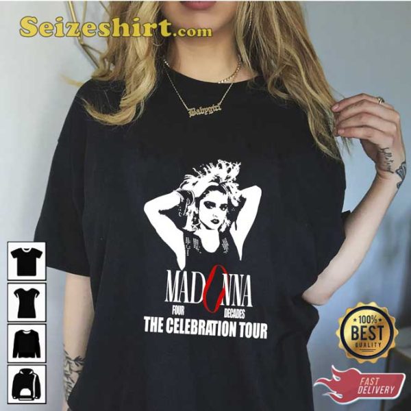 Madonna The Celebration Tour 2023 Official Fan Club Shirt