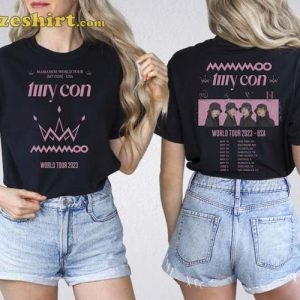 Mamamoo My Con Tour 2023 New York USA T-Shirt