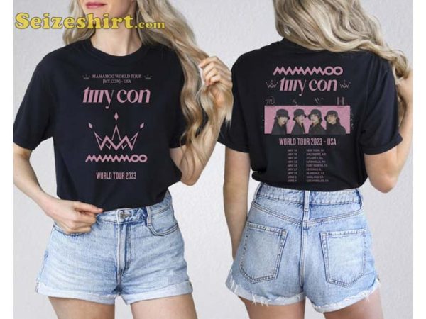 Mamamoo My Con Tour 2023 New York USA T-Shirt