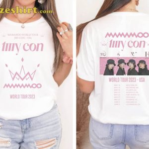 Mamamoo My Con Tour 2023 New York USA T-Shirt