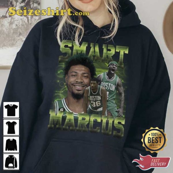 Marcus Smart Boston Celtics Racing 90s Vintage Tee