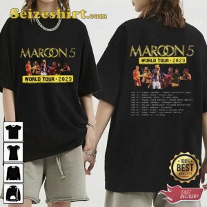 Maroon 5 Paris La Défense Arena Tour 2023 T-Shirt