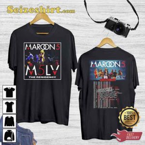 Maroon 5 M5LV The Residency World Tour 2023 Unisex Shirt