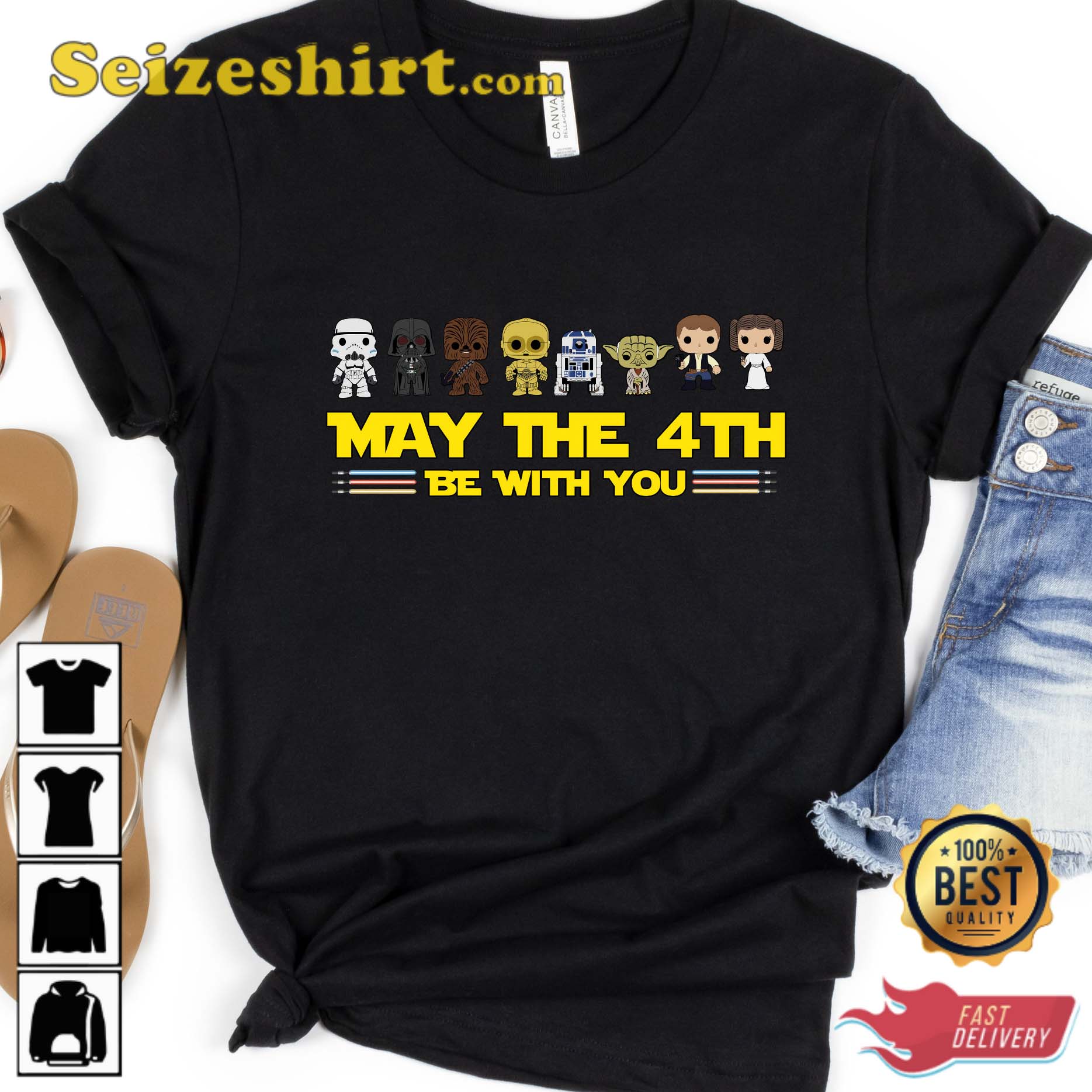 May The 4th Be With You Shirt Galaxy Edge T-Shirt