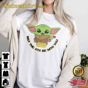 Funny Mandalorian Grogu May The 4th Be With You Shirt