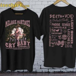 Melanie Martinez Cry Baby Released World Tour 2023 Shirt