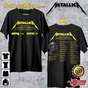 Metalica Rock Band M72 World Tour 2023-24 (Black Ver) Unisex T-Shirt1