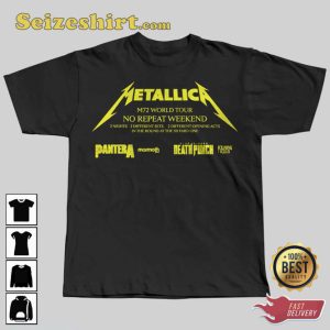 Metalica Rock Band M72 World Tour 2023-24 Unisex T-Shirt