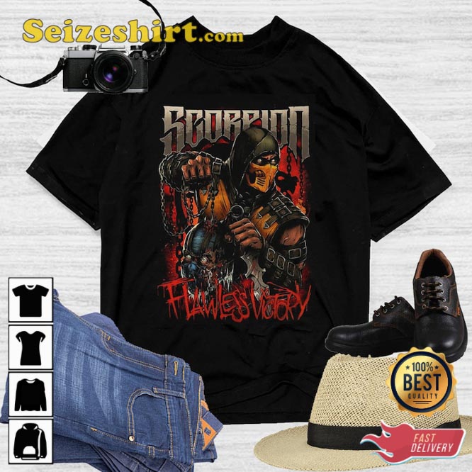 Mortal Kombat Scorpion Flawless Victory Shirt For Fans