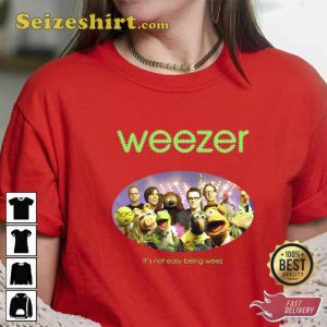 Muppets Weezer Its Not Easy Being Weez Tee Shirt