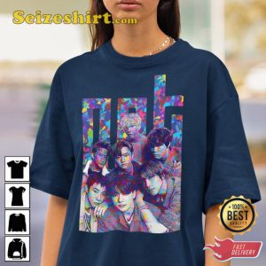 NCT Kpop Rainbow Monogram Dream Tour 2023 NCTzen Na Jaemin Korean Music Shirt3