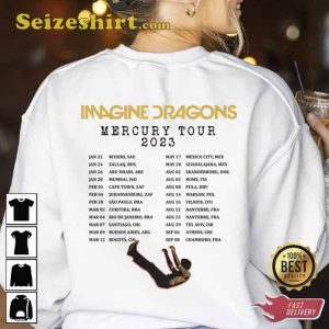 NEW 2023 Imagine Dragon Mercury World Tour T-Shirt