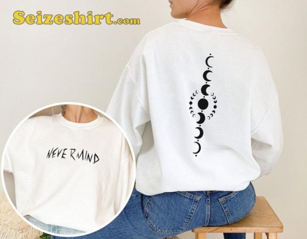 Nevermind Park Jimin Tattoo Moon Phases Yoongi BTS Sweatshirt For Army