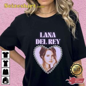 New Merch Lana Del Rey Diamond Heart T-shirt