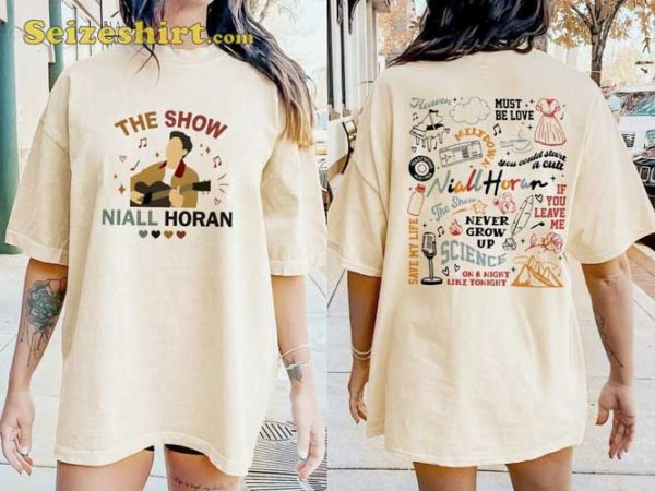 Niall Horan The Show Album Track List 2023 Shirt For Fans