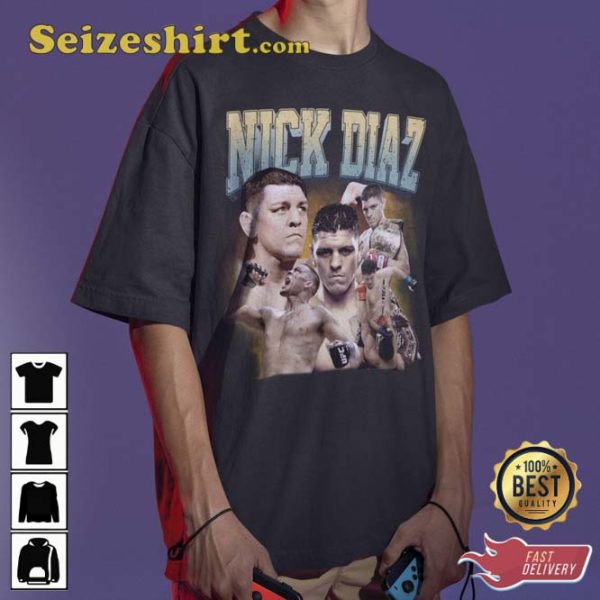Vintage Nick Diaz Diaz Brothers The Ultimate Fighter 5 T-Shirt