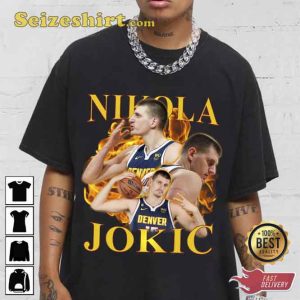 Nikola Jokic Denver Nuggets Basketball Tee Shirt