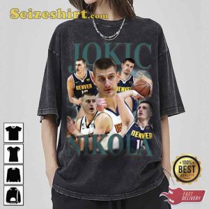 Nikola Jokic 15 Denver The Joker Fans Basketball Shirt