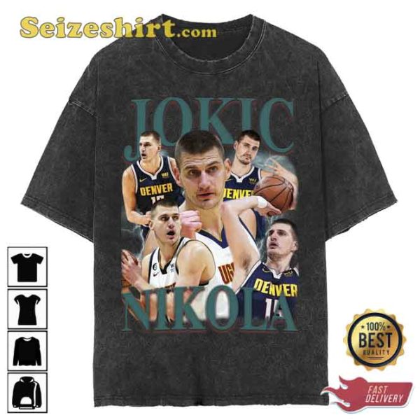 Nikola Jokic 15 Denver The Joker Fans Basketball Shirt