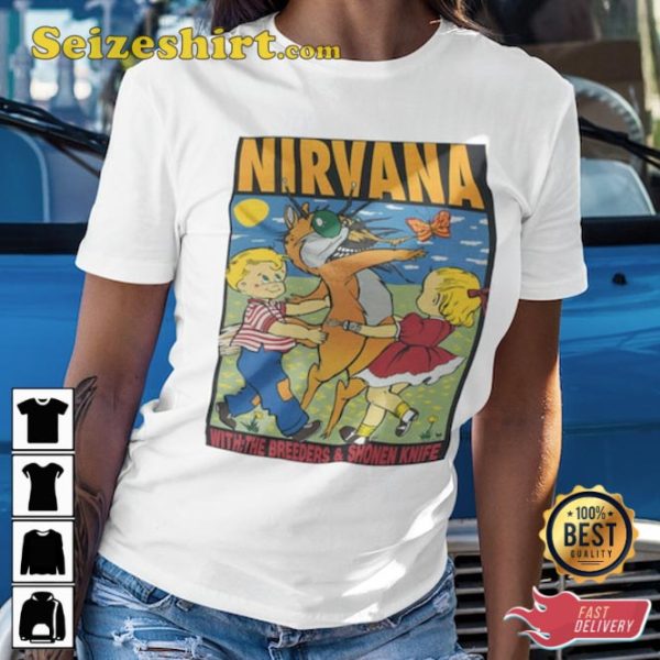 Nirvana Concert Rock N Roll Nirvana Fan Gifts Graphic Rock Tee