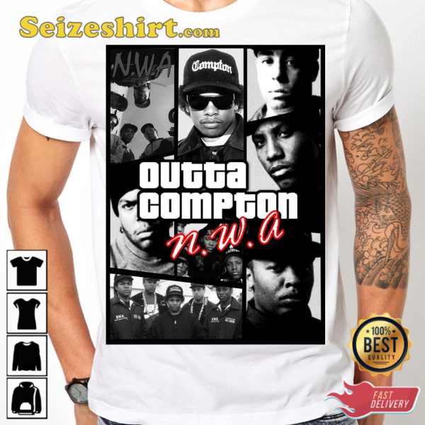 Nwa Compton NWA Dj Yella Hip Hop UK T-Shirt