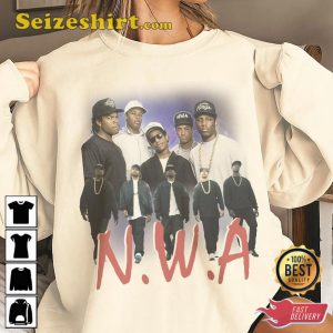 Nwa Streetwear Hip Hop UK The Worlds Most Dangerous Band Shirt