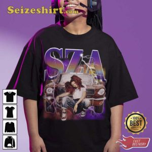 SZA SOS Tour UK 2023 In London Vintage Tee Shirt