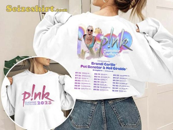 Pink Summer Carnival World Tour 2023 With Special Guest T-Shirt