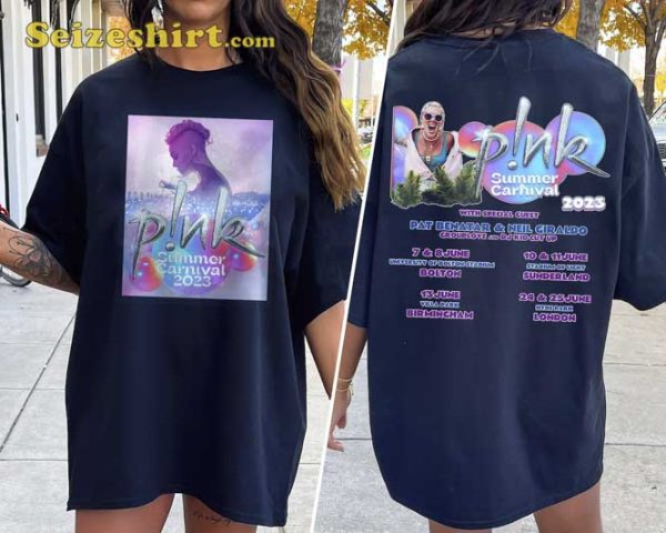 Pink Pink Singer Summer Carnival 2023 Festi Tour T-Shirt