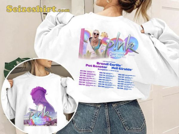 Pink Pink Singer Summer Carnival 2023 Festi Tour T-Shirt