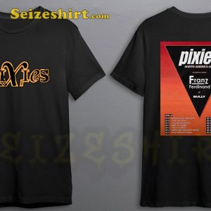 Pixies North America 2023 Tour Second Leg Double Side T shirt