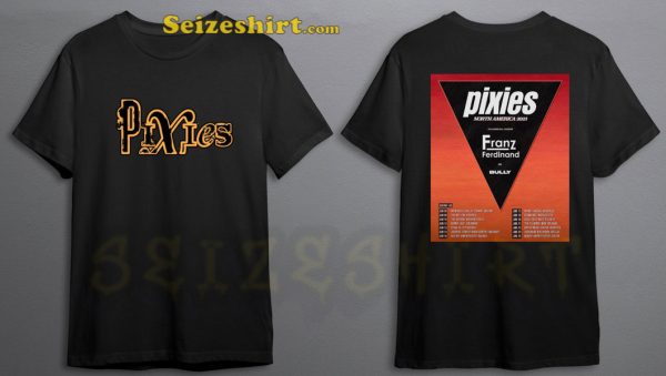 Pixies North America 2023 Tour Second Leg Double Side T shirt