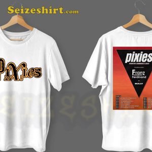 Pixies North America 2023 Tour Second Leg Double Side T shirt