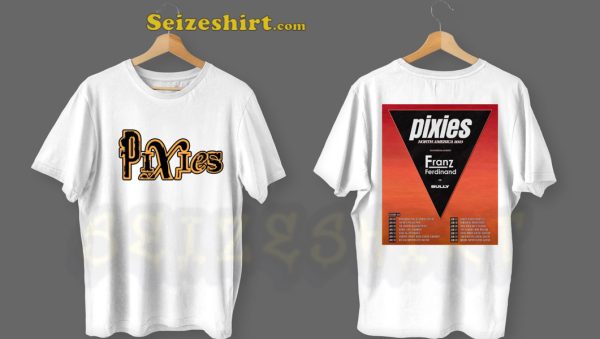 Pixies North America 2023 Tour Second Leg Double Side T shirt