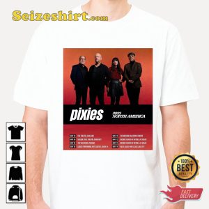 Pixies North America 2023 Tour Summer Concert Unisex T shirt