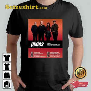 Pixies North America 2023 Tour Summer Concert Unisex T shirt