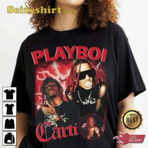 Playboi Carti Rapper Punk Monk Music Bootleg T Shirt