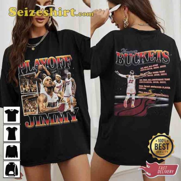 Playoff Jimmy Miami Heat Vintage Tee Shirt